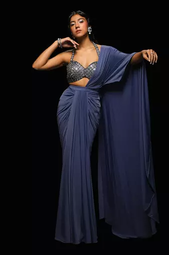 Caelia draped saree set
