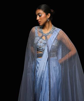 Celestial drape saree 2