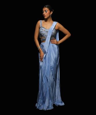 Celestial drape saree 3