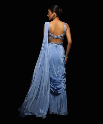 Celestial drape saree 4