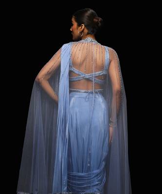 Celestial drape saree 5