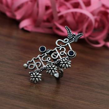 Blue color oxidised ring 1