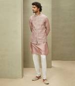 The reimagined rose pink jodhpuri jacket