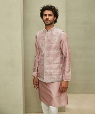 The new classic rose pink kurta set 3