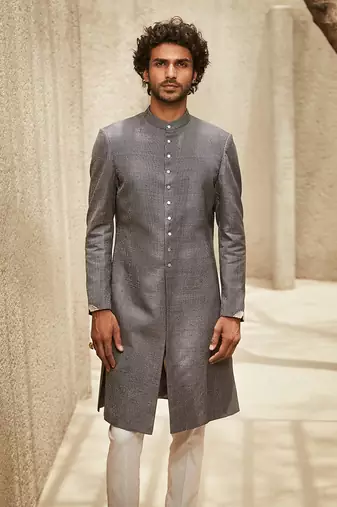 The global indian grey kurta set