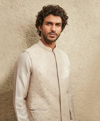 The new classic beige kurta set 2