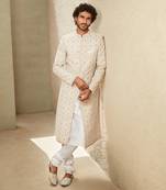 The modern indian offwhite sherwani