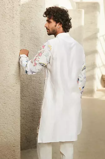 The ivory spectrum kurta set