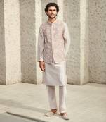 The millennial pink jodhpuri jacket