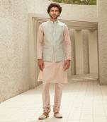 The heritage pret peach kurta set