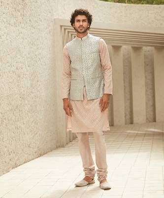 The heritage pret peach kurta set 2
