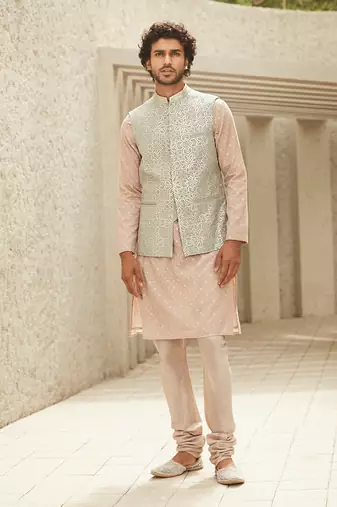The heritage pret peach kurta set