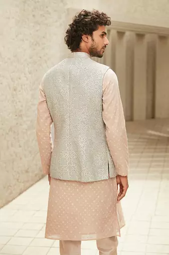 The heritage pret peach kurta set
