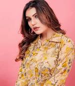 Beige Colour Beautiful Co-Ord Set Dress For Stylish Looks