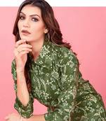 Green Colour Beautiful Co-Ord Set Dress For Stylish Looks