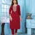 Beautiful Maroon Colour Ethnic Embroidered Kurti