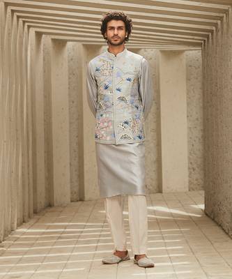 The new classic grey kurta set 1