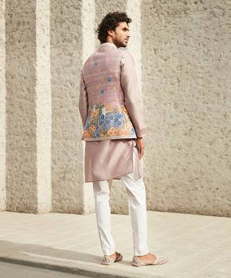 The new-age onion pink jodhpuri jacket 4