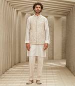The timeless indian offwhite jodhpuri jacket