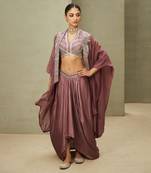 The new india pink cape set