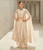 The neo classic ivory cape set