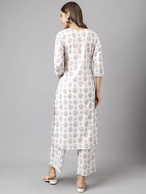 Fancy White Colour Partywear Kurti Bottom Set For Girlish Looks 2