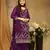 Beautiful Embroidered Palazzo Dress In Girlish Purple Colour For Rich Looks