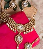 Traditional Bridal Statement Kundan Jewellery Set