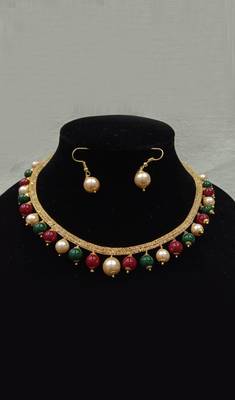 Multicolor Pearl Necklace  Sets 6