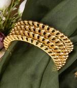 Traditional South Indian Gold Plated-Plated Bangles Set