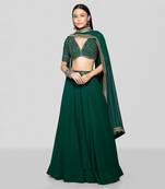 Emerald Green Lehenga Set