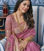 cotton silk saree with embroidery with emple border