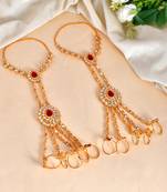 Traditional hathphool bridal bracelet