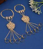 American diamond hathphool bracelet