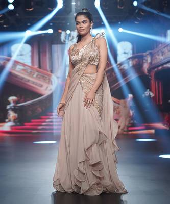 The spree skirt saree 1