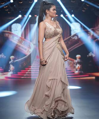 The spree skirt saree 2