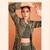 Green georgette indowestern wedding collection crop top, skirt & shrug set
