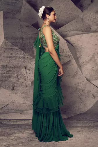 The anant sharara saree