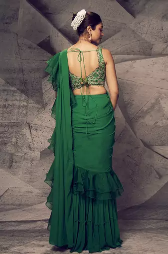 The anant sharara saree