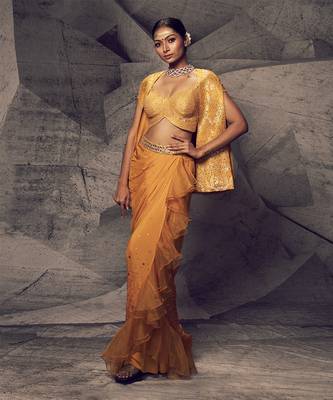 The anant genda dhoti set 1