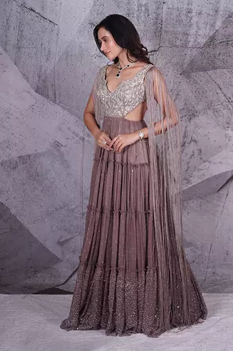 The spree embroidered anarkali