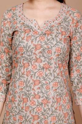 Pure Cotton Printed Straight Kurta And Palazzo - Plus Size 2