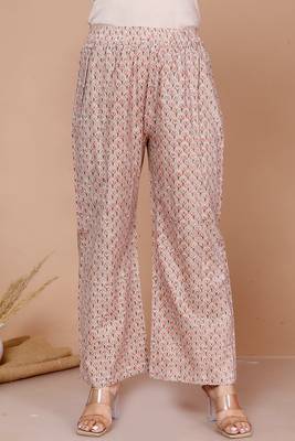 Pure Cotton Printed Straight Kurta And Palazzo - Plus Size 3