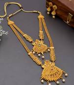South indian layered temple jewellery set