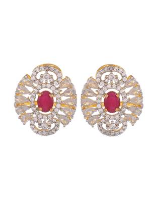 American diamond choker jewellery set 4