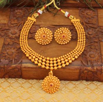 Matte finish necklace set 2