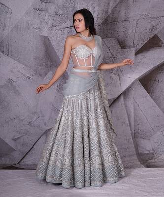The Spree Blue Lehenga 1