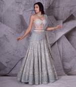 The Spree Blue Lehenga