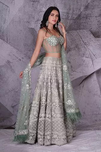 The Spree Pista Lehenga