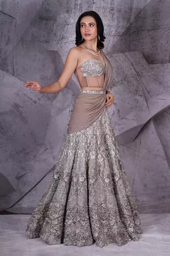 The Spree Embroidered Lehenga